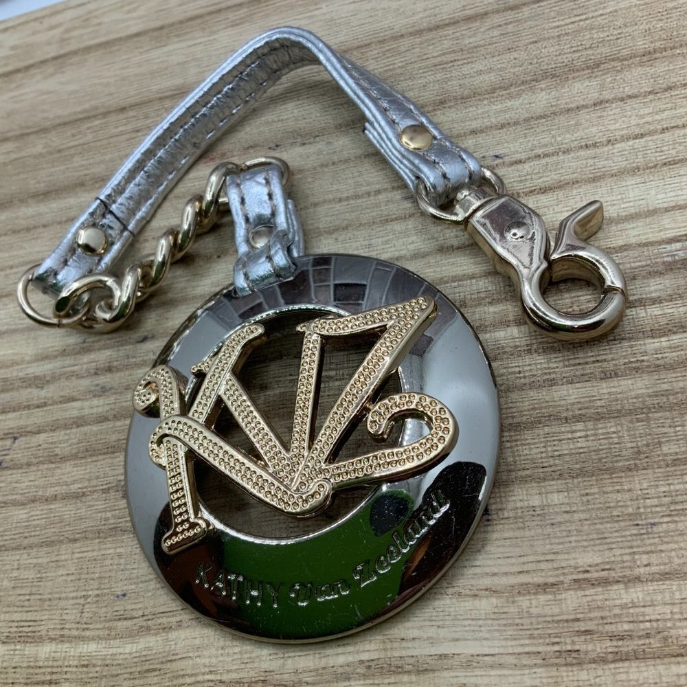 Kathy Vann Zeeland Round Medallion Purse Charm